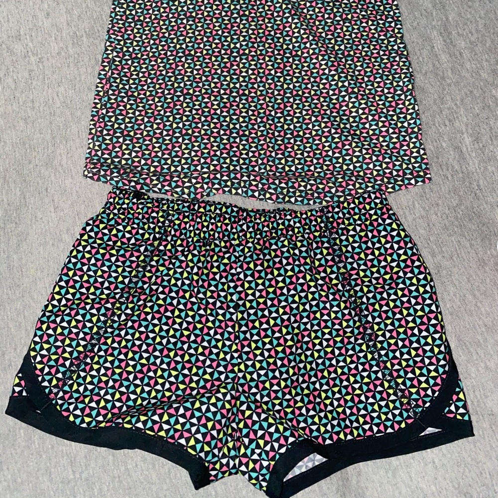 Girls tank and shorts set